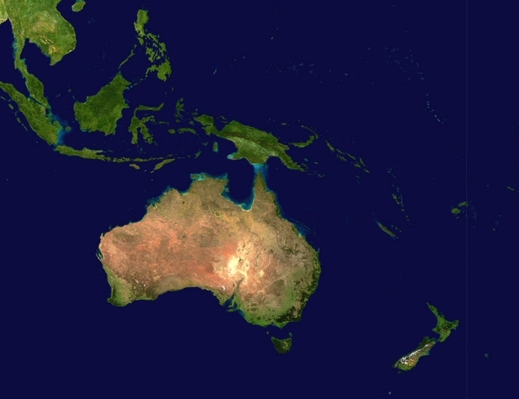 Oceania Map