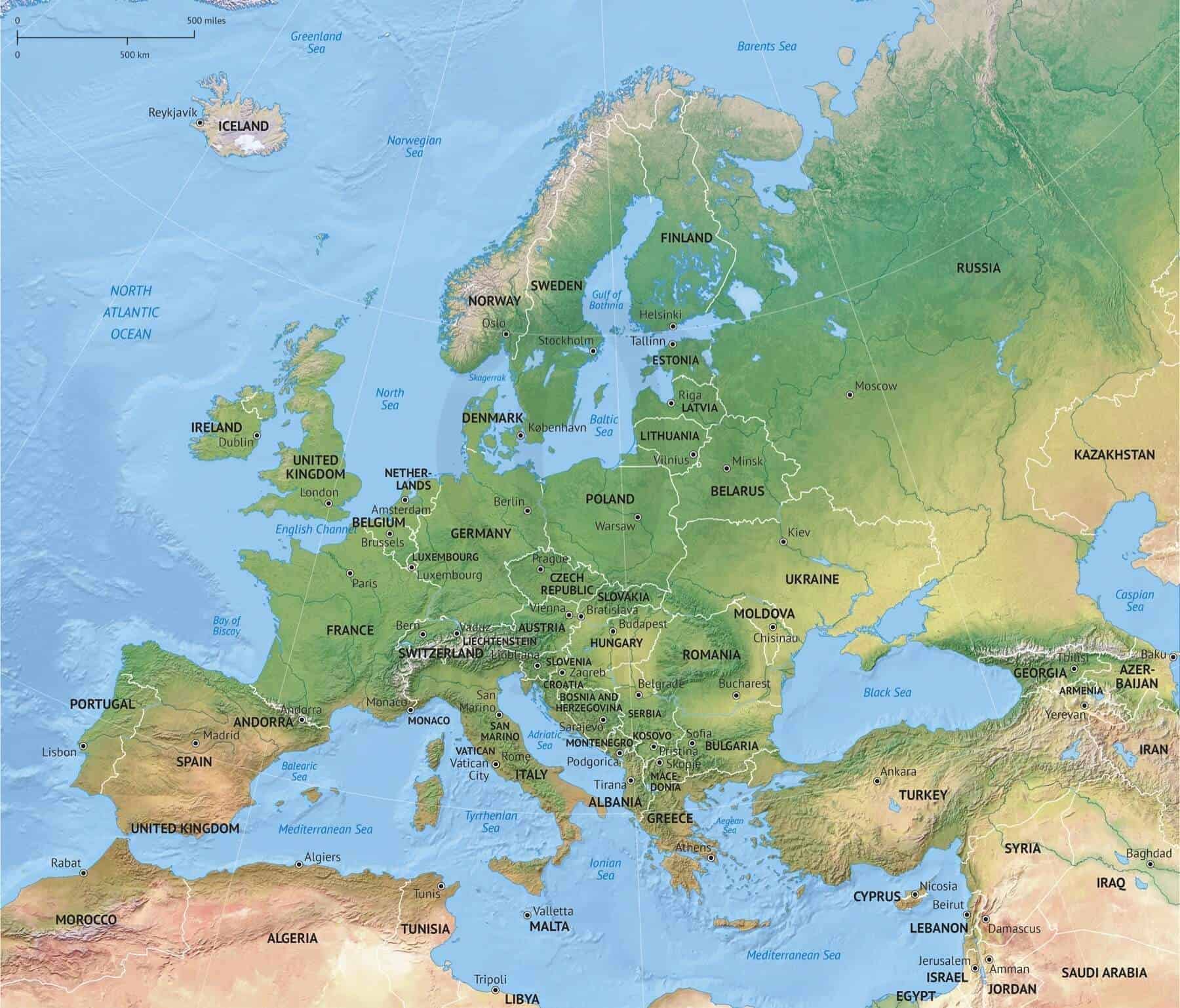 Europe Map